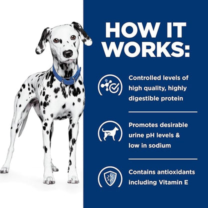Hill's Prescription Diet u/d Urinary Care Dry Dog Food, Chicken, 27.5 lb. Bag