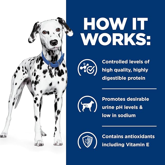 Hill's Prescription Diet u/d Urinary Care Dry Dog Food, Chicken, 8.5 lb. Bag