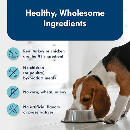 Blue Buffalo Delights Small Breed Natural Wet Dog Food Variety Pack, Roasted Turkey Paté and Grilled Chicken Paté, 3.5-oz Cups, 12 Count