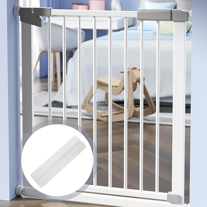 SUPVOX Safety Gate Kick Pedal Replacement Part, Plastic Stair Accessory with Support Feet and Pet Gates, Sturdy Doorway Ramp Fixator for Indoor Use