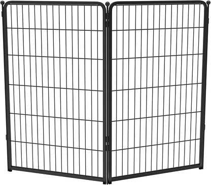 FXW Homeplus Unleashed Indoor Dog Playpen - Stress-Free and Safe Play, Heavy Duty 45 Inch 2 Panels Dog Pen for Large Dogs, Black│Patented