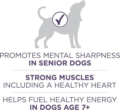 Purina ONE High Protein Dry Senior Dog Food Plus Vibrant Maturity Adult 7 Plus Formula - 31.1 lb. Bag
