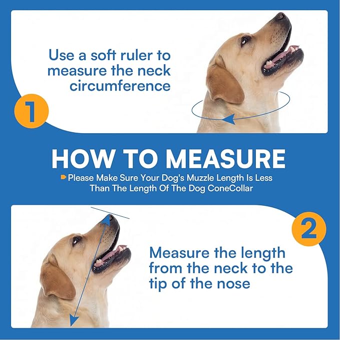 Queenmore Dog Cone, Cone for Dogs to Stop Licking, Dog Cones for Medium Dogs, Adjustable Doggy Recovery Collars & Cones, Elizabethan Collar for Pets After Surgery, USAFlag M