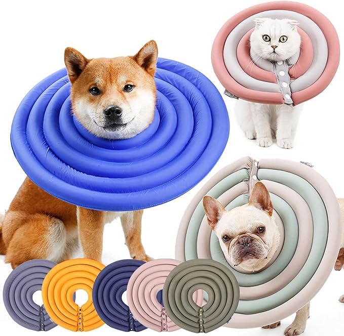 Recovery Cone for Pet Kitten Small to Large Dogs Recovery Collar Cone Neck Collar with Sticker