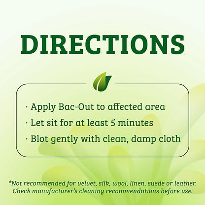 Biokleen Bac-Out Pet Stain Remover - Spray & Gallon Refill - Enzymatic, Natural, Destroys Stains & Odors Safely, for Pet Stains on Carpets - Eco-Friendly, Plant-Based