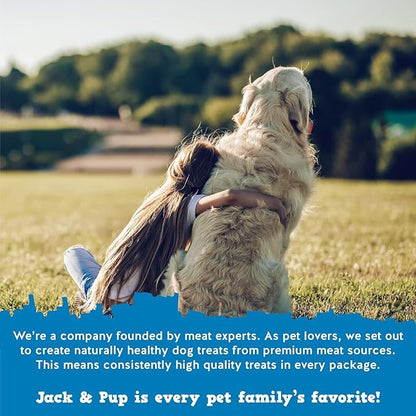 Jack&Pup Dried Chicken Feet Dog Treats | 100% Natural, Fully Digestible, Dehydrated Chicken Feet for Dogs High Protein, Joint Support (20 Pack) Economical Alternative to Duck Foot and Pig Ears