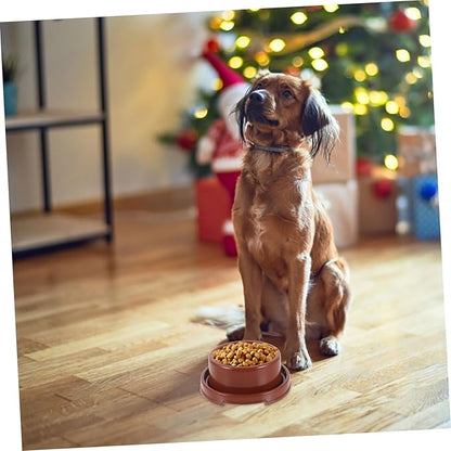 Colorful Round PET Bowl for Dogs and Cats Proof PP Material Fixed Non-Slip Dog Feeding Bowl 1.5L Water and Food Feeder for PET Supplies