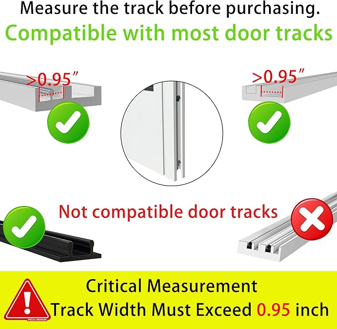 XLarge Dog Door for Sliding Glass Doors, Adjustable 75.39" to 81.3" Slider Height, Extra Large Dog Door for Sliding Glass Door, All-Metal Framed & Lockable Panel