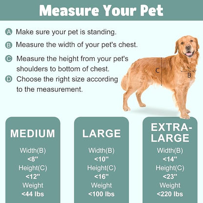 Durable Aluminum Doggy Door - Large, White, Easy to Install for Large Dogs & Pets (Adjustable Thickness, L)