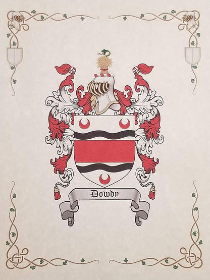 Mr Sweets Wormer - Coat of Arms, Crest & History 3 Print Combo - Surname Origin: Dutch Holland The Netherlands