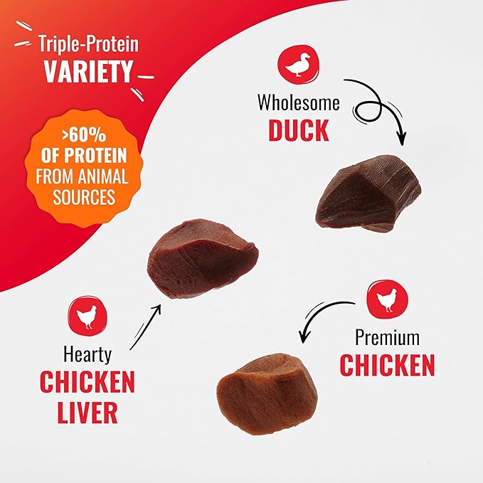 Good 'n' Tasty Kabob Bites Treat for All Dogs, 18 Ounces, Gourmet Dog Treats with Chicken, Duck or Chicken Liver, New Improved Formula for Softer Texture