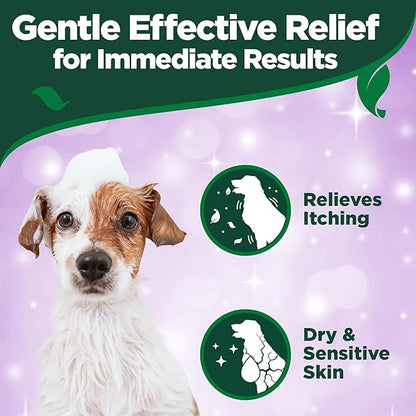 Vet's Best Hypo-Allergenic Shampoo for Dogs | Dog Shampoo for Sensitive Skin | Relieves Discomfort from Dry, Itchy Skin | Cleans, Moisturizes, and Conditions Skin and Coat , 16 oz