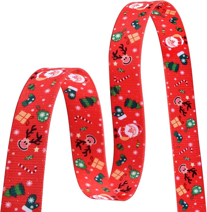Mihqy Christmas Dog Collar and Leash Set - Premium Adjustable Dog Collar for Small Medium Large Dogs (Christmas Set,L)