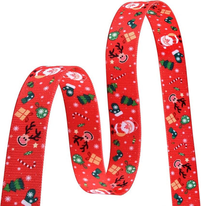 Mihqy Christmas Dog Collar and Leash Set - Premium Adjustable Dog Collar for Small Medium Large Dogs (Christmas Set,S)