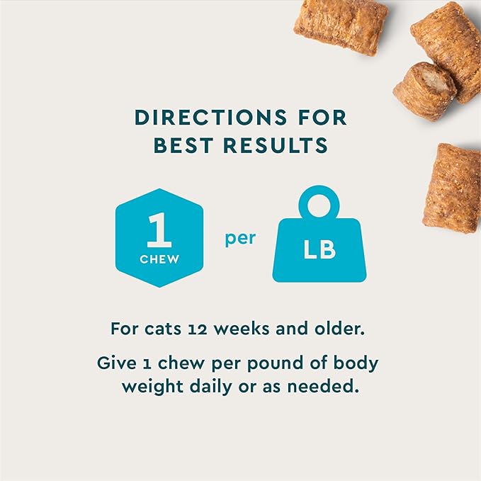 VetIQ Cat Probiotics Supplement – Probiotic, Prebiotic & Postbiotic Cat Supplements, Digestive & Gut Health Support, Constipation & Diarrhea Relief, Chicken Flavored, 3.7 oz