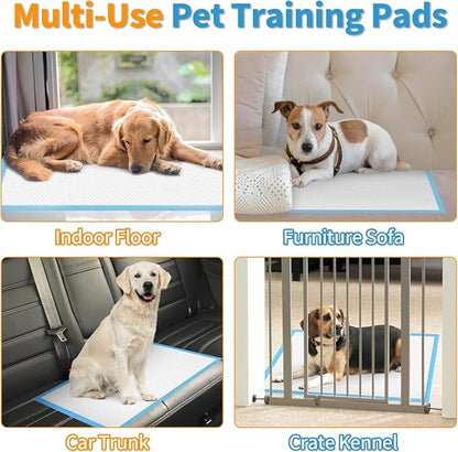 Bolux Dog and Puppy Training Pads， Disposable Dog Pee Pads (20, 23.5"*35.5"(60*90cm))
