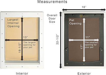 Ranger by Freedom Pet Pass - Insulated Dog Door for Doors - L