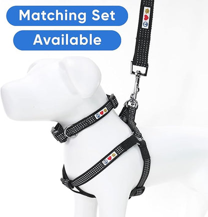 Pawtitas Black Dog Leash 6 ft XS/S Reflective Durable Lightweight Dog Lead for Small Dogs and Puppies