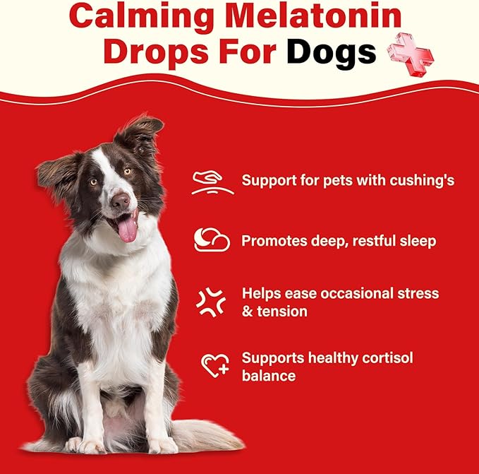 Аdrеnаl Balance for Dogs-Promotes Healthy Adrenal Function for Cushing’s Disease-Supports Normal Sleep & Cortisol Balance-Contains Melatonin, HMR Lignans, Ashwagandha Extract & HMR Lignans, 60ml