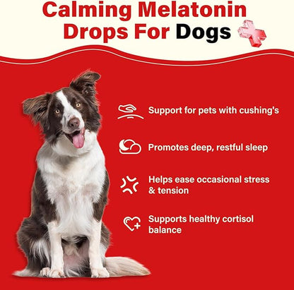 Аdrеnаl Balance for Dogs-Promotes Healthy Adrenal Function for Cushing’s Disease-Supports Normal Sleep & Cortisol Balance-Contains Melatonin, HMR Lignans, Ashwagandha Extract & HMR Lignans, 60ml