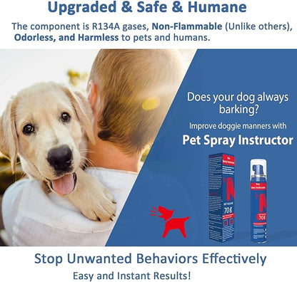 Gutes Leben Dog Corrector Spray, 70ml, Instructor Spray Dog Trainer for Stops Barking, Jumping Up, Help Stop Unnecessary Dog Behaviour, Safe, Humane Effective(1 Pack)