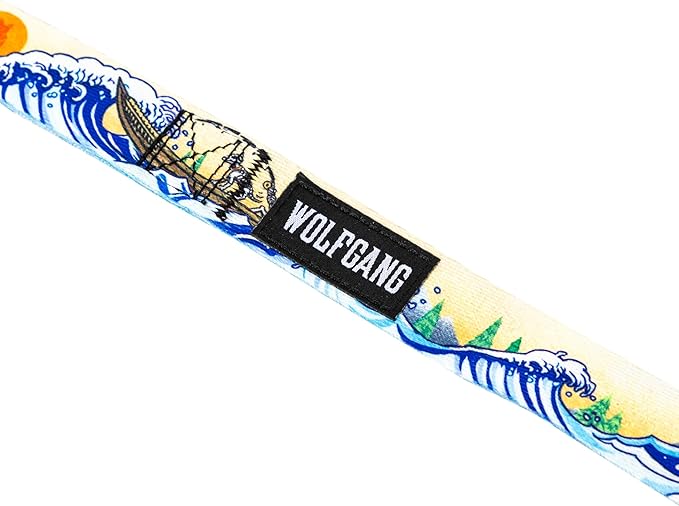Wolfgang Heavy Duty Dog Leash, Pull-Tested for Walking & Training, MountainWave Print, Dual Handle Large