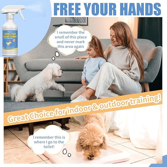 16 Oz Dog not here Pee - Gentle and Effective Pet Behavior Aid | Effective Training Aid for Reducing Indoor Dog Marking