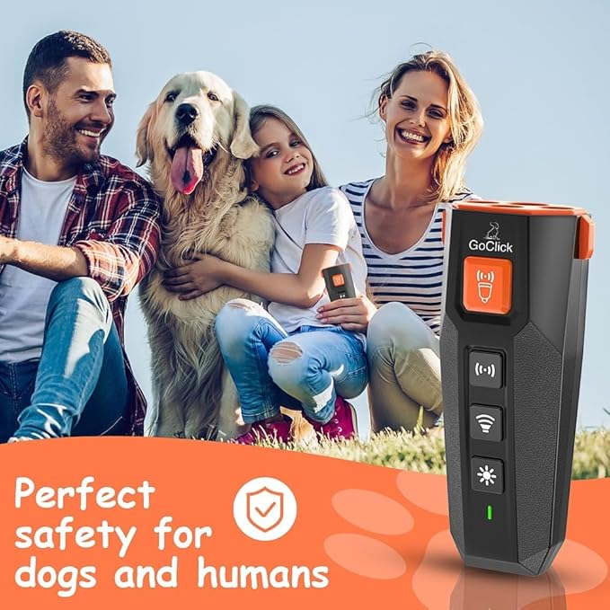 New Dog Bark Deterrent > 3 Emitters > Dog Training Tool> Safe and User-Friendly > Designed to Train Dogs and Discourage Excessive Barking > Alternative to Shock Collars.