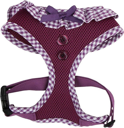 Authentic Puppia Vivien Harness, Purple, Medium