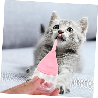 Abaodam Milk Storage Bottle for Newborn Pets Nursing Bottle for Kittens Puppies Silicone Feeding Cat Dog Feeder
