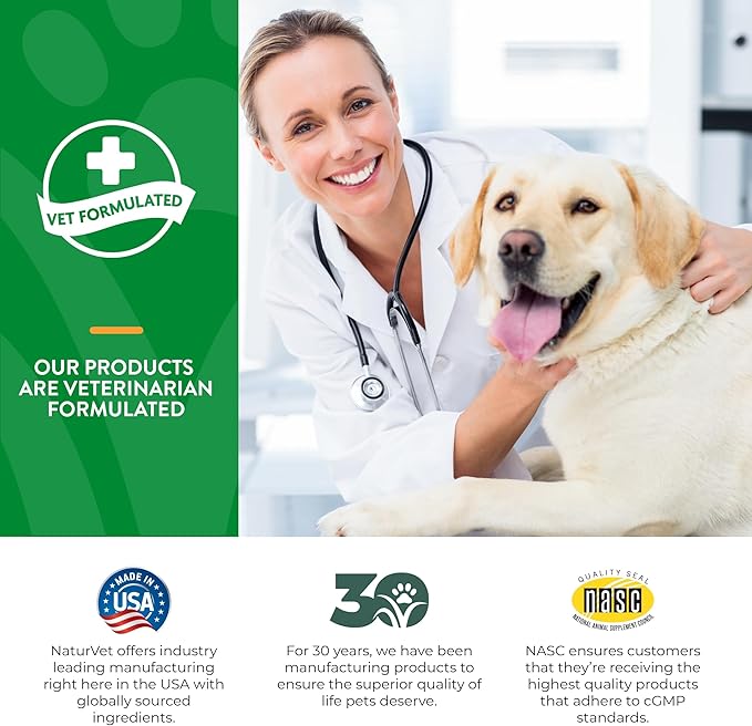 NaturVet Advanced Probiotics & Enzymes, PB6 Dog Soft Chews to Help Sensitive Stomachs and Digestive Issues, Hickory Smoked Bacon Flavored Pet Supplement for Dogs Over 6 Weeks, 70 Count Jar