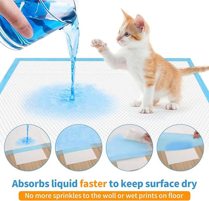 Bolux Dog and Puppy Training Pads， Disposable Dog Pee Pads (50, 17.8"*23.5"(45*60cm))