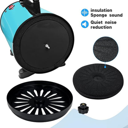 High Velocity Professional Dog Grooming Dryer,Adjustable Temperature and Speed Hair Dryer for Pets with 4 Nozzles