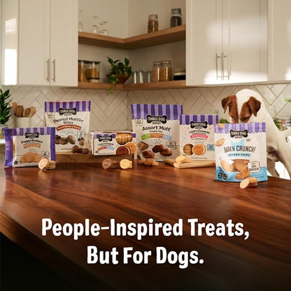 Three Dog Bakery Ultimate Celebration Cake Bites, Soft-Baked Dog Treats and Cookies with Real Ingredients, 12 oz