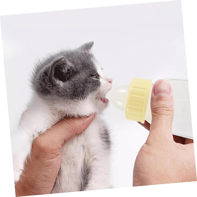 Happyyami Dog Cat Pet Nursing Bottle Set Puppy Bottle Feeder Pet Pacifier for Kitten Puppy Milk Feeder Reusable Nursing