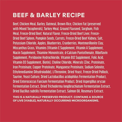 Instinct RawBoost, Natural Dry Dog Food with FreshDried Raw, Whole Grain Recipe - Real Beef & Barley, 3.5 lb. Bag