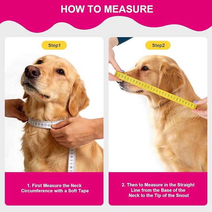 Sponge Core Dog Cat Cone Collar for After Surgery Recovery, Inflatable Dog Cone Alternative, Lainergie Dogs Donut Collar Adjustable with 2PCS Cover for Large Medium Small Dogs Cats (Grey+Pink, S)