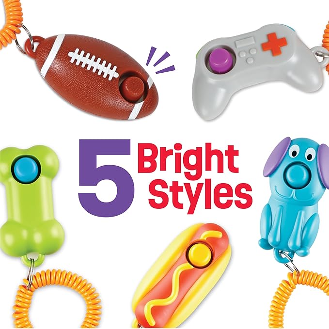Brightkins Football Training Clicker - Dog Training & Behavior Aids, Puppy Obedience Clicker, Pet Trainer Tools, Cat Trainer Supplies, Clickers for Dogs and Puppies, Clear Sound, 1 Piece