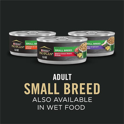 Purina Pro Plan Small Breed Dry Dog Food Shredded Blend Lamb and Rice Formula with Guaranteed Live Probiotics - 18 lb. Bag