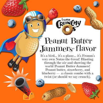 Fromm Crunchy Os Peanut Butter Jammers Dog Treats - Premium Crunchy Dog Treats - Peanut Butter Recipe - 6 oz