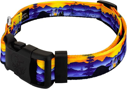 Country Brook Petz - Great Outdoors Everyday Dog Collar and Leash - Sports and Athletics Collection Featuring Spirited Designs (1 Inch, Extra Large)