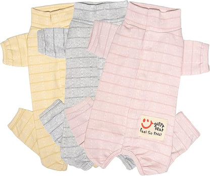 RSS Recovery Suit for Surgery - Dog Abdominal Wounds Bandages, Wound Protective Full Coverage Bodysuit for Female Dog, Prevent Licking (RSS08-Fpink-XS)