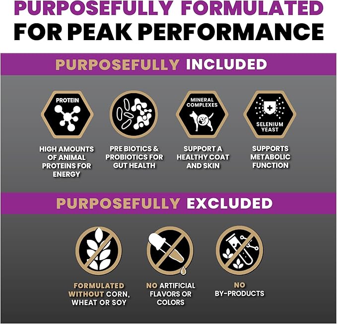 VICTOR Super Premium Dog Food – Professional Dry Dog Food – Super Premium Kibble with 26% Protein – Gluten-Free with Beef, Chicken & Pork Meals – for High Energy and Active Dogs & Puppies, 15lbs