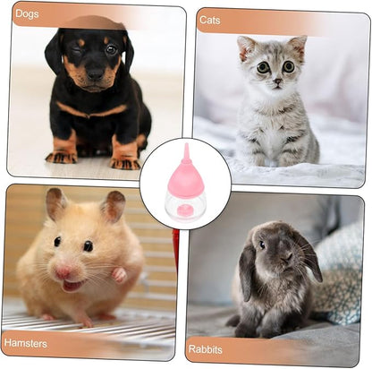 MERRYHAPY Silicone Nursing Bottle for Kitten Puppy Feeder Cat Dog Milk Replacer Animal Feeding Bottle
