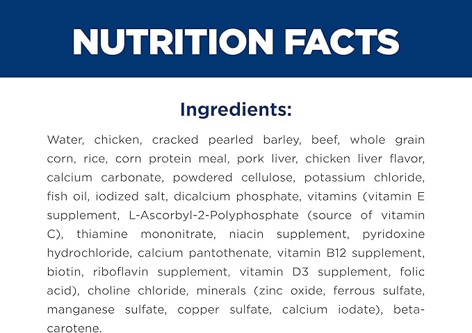 Hill's Science Diet Adult 1-6 Wet Dog Food, Chicken & Beef, 13 oz. Cans, 12-Pack