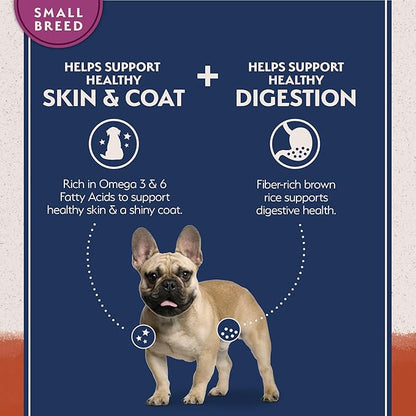 Natural Balance Limited Ingredient Grain Free Salmon & Sweet Potato Dry Dog Food for Small Breed Adults, Sensitive Stomach, 12 lb