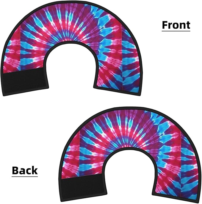 Soft Recovery Cat Cone Collar Tie Dye, Adjustable Dog Cat Cone for Cats, Puppy, and Small Dogs, Comfortable and Protective Design