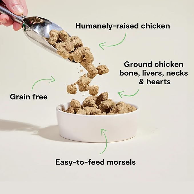 Open Farm Freeze Dried Raw Dog Food, Humanely Raised Meat Recipe with Non-GMO Superfoods and No Artificial Flavors or Preservatives (3.5 Ounce (Pack of 1), Harvest Chicken Recipe)