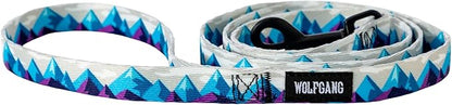 Wolfgang Heavy Duty Dog Leash, Pull-Tested for Walking & Training, RockyPeaks Print, Small