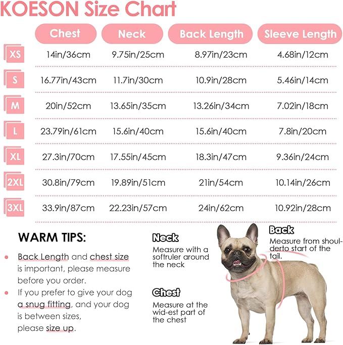KOESON Dog Recovery Suit Hind Leg, Recovery Sleeve for Female Male Dogs, Doggie Leg Sleeve to Stop Licking, Pet Rear Leg Wound Cover, Dog Spay Onesie for Wound Heal Care